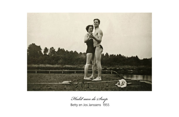 Betty en broer Jos Janssens  1955