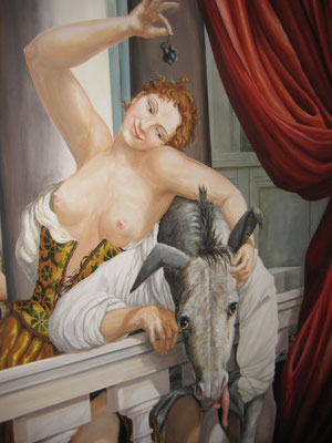 Titania und Bottom (in einen Esel verwandelt)