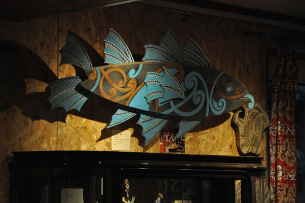 Impressive polynesian style Fish by Burns Seiken