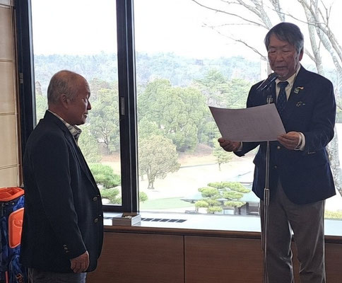 東コース優勝　山田　信次　様