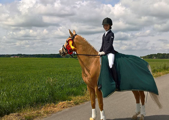 Luisa Brandts mit Brantops Chameuer, Kempen 2016, Mai 2016, Foto: Privat