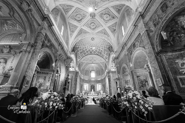 Chiesa di San Pietro in Montorio - Roma - luce nelle fotografie di matrimonio