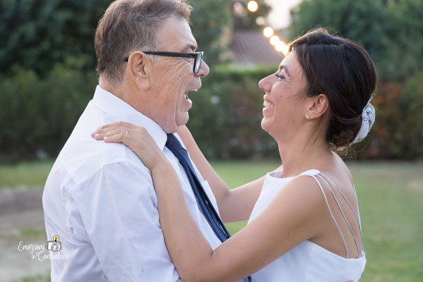 il ballo della sposa con il suo papà