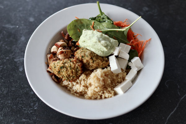 Orientalische Falafel Bowl