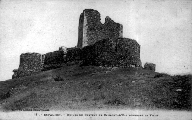 La tour boulevard, Château de Calmont d'Olt, Espalion, Aveyron