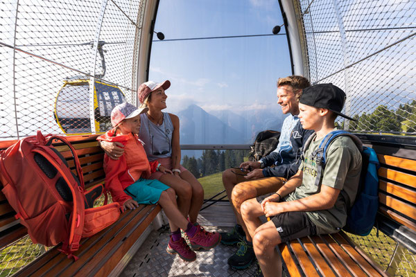 Penkenbahn und Zentrum Mayrhofen nahe der Villa Wegscheider
