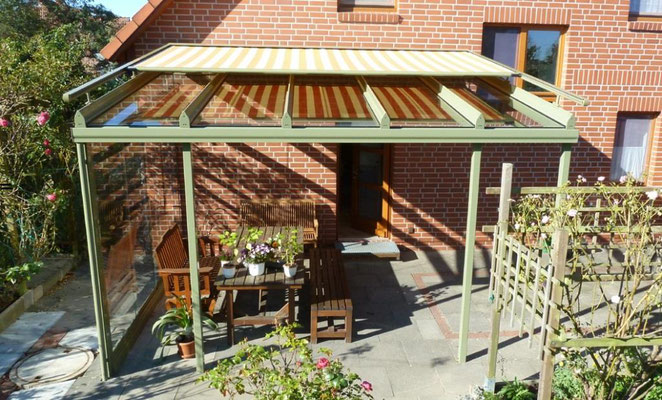Terrassendach aus Aluminium, "Bliedersdorf" (2) - Foto: KÄPPLER BauTischlerei