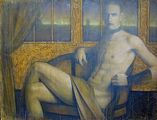 迫る闇  /  2011  /  893x1178mm  /  Oil on canvas　
