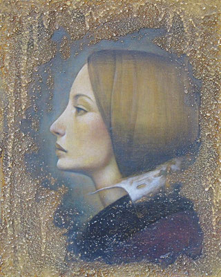 白いシャツ  /  2011  /  273x220mm  /  Oil on canvas　