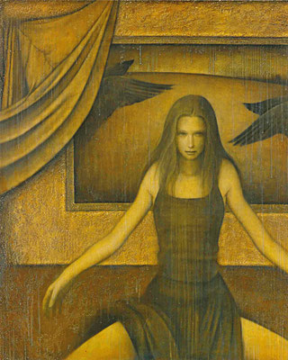 黒い翼  /  2011  /  1621x1303mm  /  Oil on canvas　