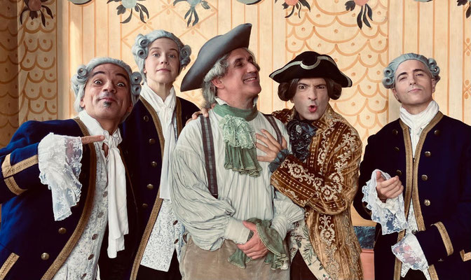 02_StyriarteAttemsSaga_Graz 2024_physical actors: CamiloClown, MareikeFranz, AdrianSchvarzstein, BrunoGullo, DidacCano_foto: Nicola Milatovic