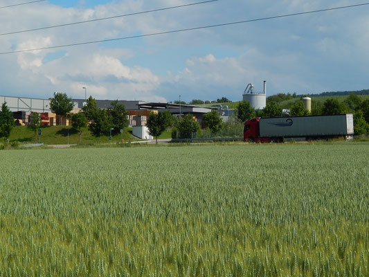 Trasse wird von Layher Werk II kommen