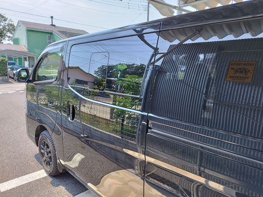 NV350 キャラバン E26 パワースライドドア 左 小窓付きに交換 NV350 キャラバン E26 パワースライドドア 左 小窓付きに交換