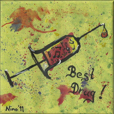 "Music" - Acryl - LW 20x20 - 2011