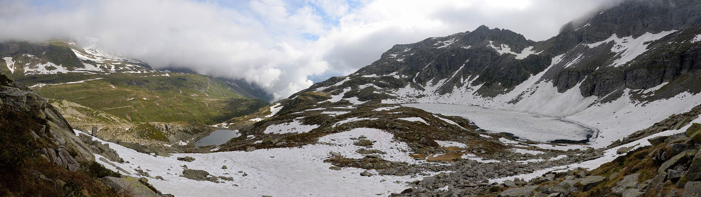 Panorama dei laghetti d'Antabia