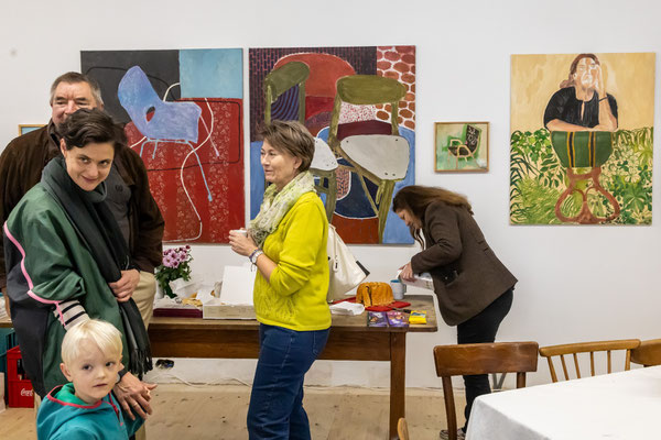 Eva Hradil, Extrazimmer, Tage der offenen Ateliers im Land NÖ 2024, Foto: Alfred Horak