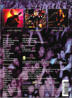 US DVD x2 edition / Slipcase back view