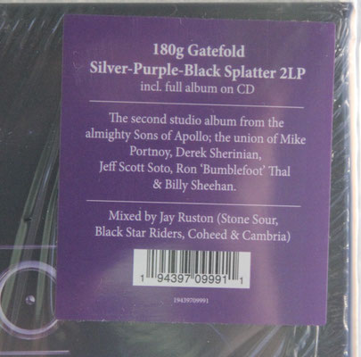 Silver Purple-Black Splatter  (no CD)