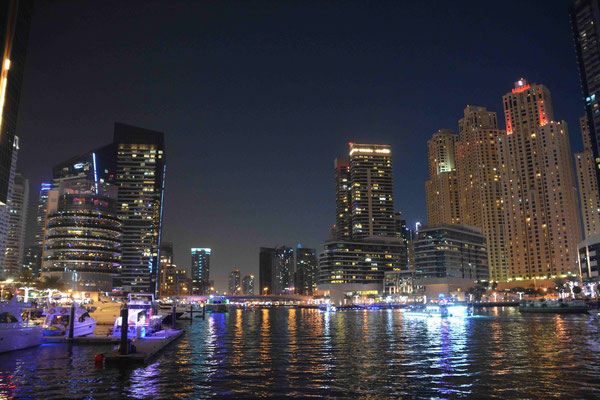 Marina Dubaï en soirée