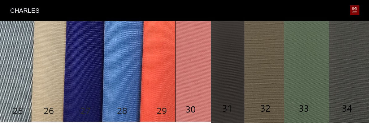 25- Anthrazit changierend- hell/dunkel 26- Beige 27- Königsblau 28- Himmelblau 29- Lachsorange 30- Lachsrosa 31- Braun 32- Cappuccino 33- Pastellgrün  34-Dunkelgrau