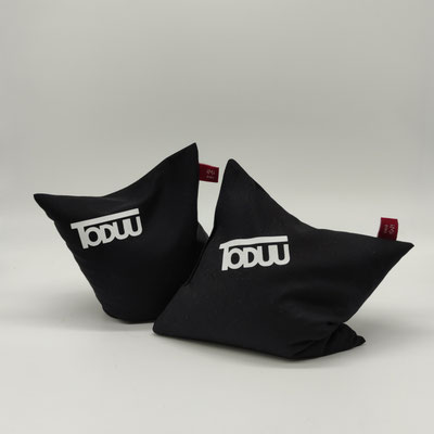 Der Plumps mit Logo in Iron on Folie