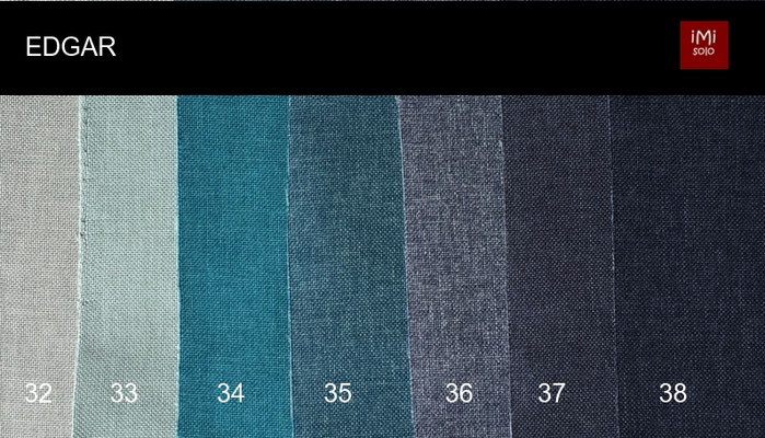 32- Hellblaugrau*,33- Mint,34- Türkis*-AUSVERKAUFT!,35- Petrol,36- Jeans,37- Blaugrau,38 – Navy,39 - helles Hellblaugrau,40 - zartes Rosa-grau,41- Vanille,42- Pfirsich (*-nur noch Restbestände!)