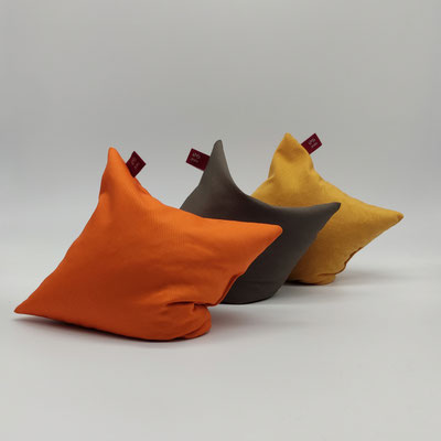 Der Plumps- Mini Türstopper- Farbe Orange, Braun, Kurkuma