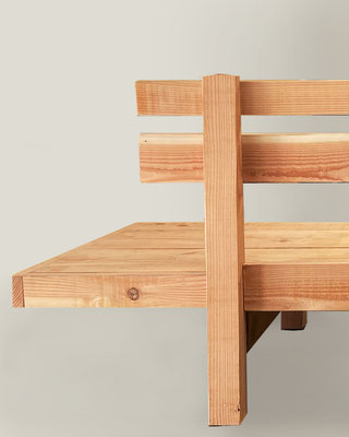 canapé de jardin bois douglas made in france