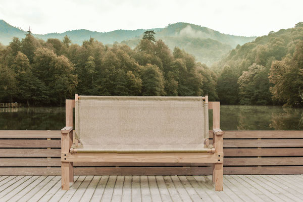 banquette bois d'extérieur made in france