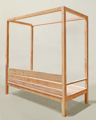 canapé de jardin bois douglas made in france