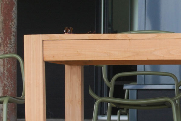 table bois d'extérieur made in france