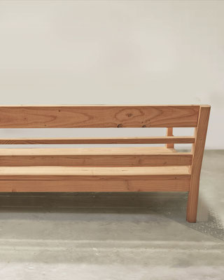 canapé de jardin bois douglas made in france