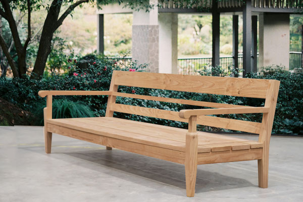 canapé de jardin bois douglas made in france