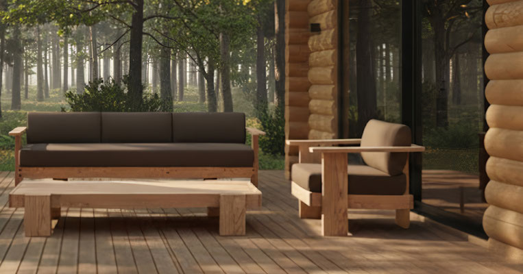 fauteuil d'extérieur bois made in france