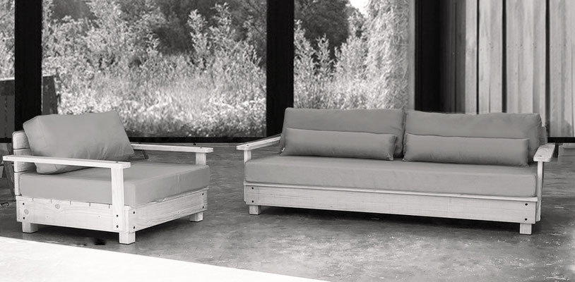 fauteuil bois d'extérieur made in france