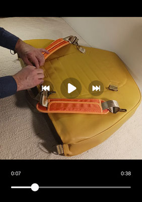 Special feature of all 3-way transport bags