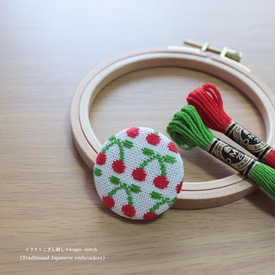 1.cherry*cloth white