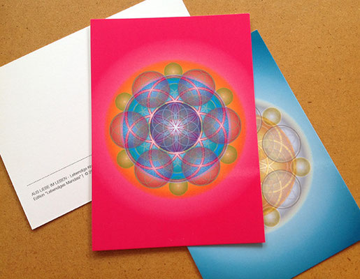 Lebendige Mandala-Postkarten © Susanne Barth