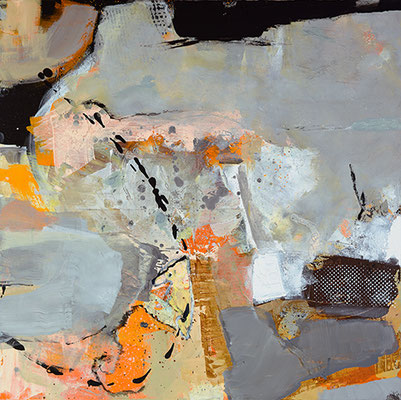 "Camouflage", 2016, 100 x 100 cm, Acryl auf Leinwand - VERKAUFT -