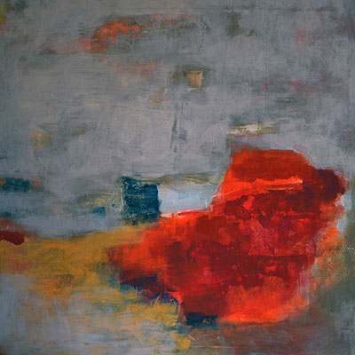 "Nebelküste II", 2011, 80 x 80 cm, Acryl auf Leinwand - VERKAUFT -