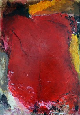 "Roter Akt", 2008, 100 x 70 cm, Acryl auf Leinwand