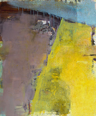 "Gelbe Kante", 2013, 120 x 100 cm, Acryl auf Leinwand - VERKAUFT -