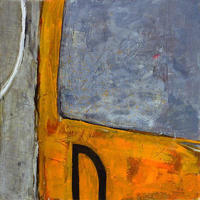 "Trieb_wagen", 2015/2016, 80 x 80 cm, Acryl auf Leinwand - VERKAUFT -