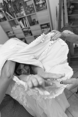 Préparatifs de la mariée