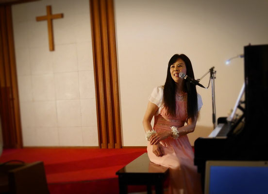 At "Okinawa chuo church"