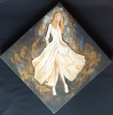 Princesse 2019 - Acrylic on canvas - cm 40x40