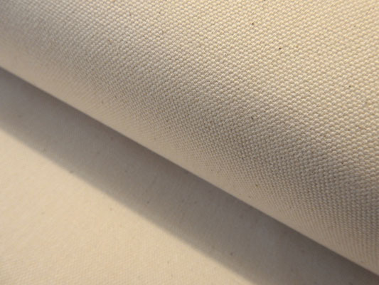 Baumwoll-Canvas, schwer, unbehandelt