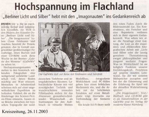  26.11.2003, Kreiszeitung 