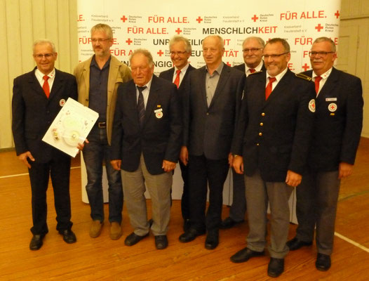 Ehrung Felix Hank 2016 50 Jahre DRK