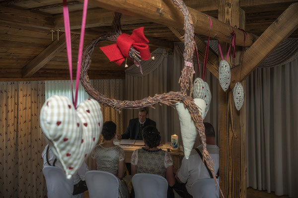 Hochzeit auf der Gamskogelhütte 